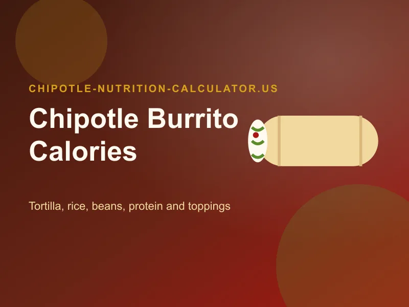 chipotle burrito calories
