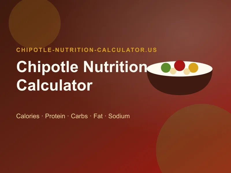 chipotle nutrition calculator