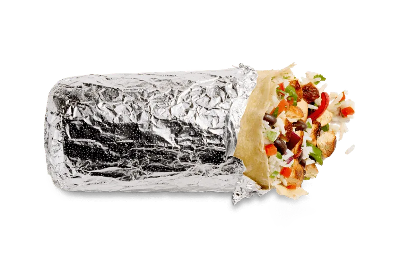 chipotle burrito calories
